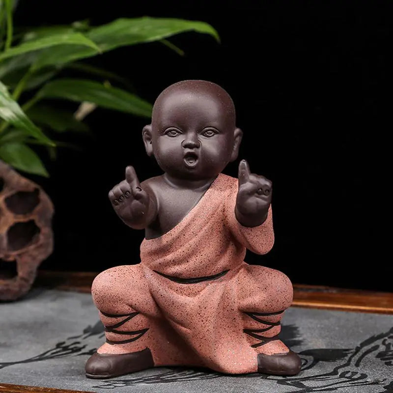 Kung Fu Master Monk Statue