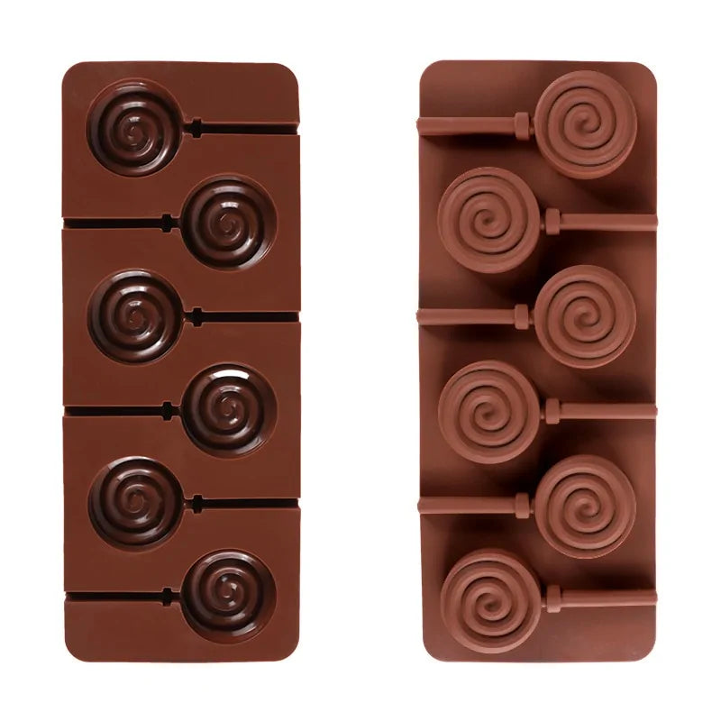 Silicone Lollipop Chocolate Candy Molds