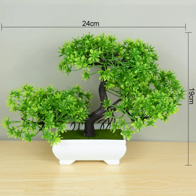 Elegant Artificial Bonsai Tree in classic pot