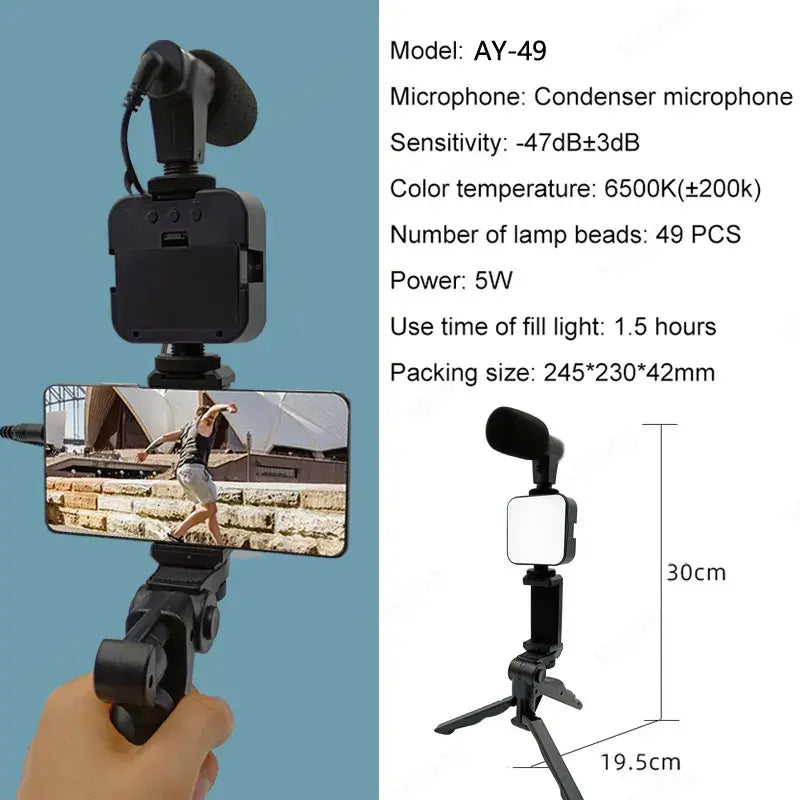 Portable Smartphone Video Recording Kit