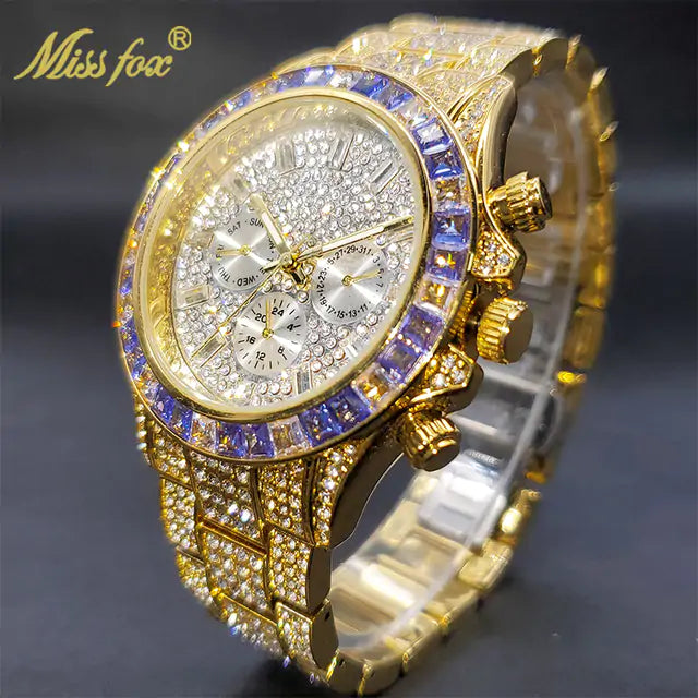 Men's Gold Bracelet Watch