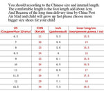 Teen Riveted Slip-On Martin Boots Size Chart