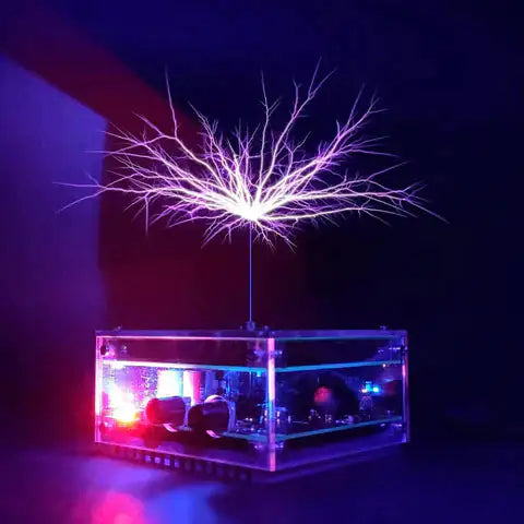 High Frequency Voltage Tesla Coil Music Pulse