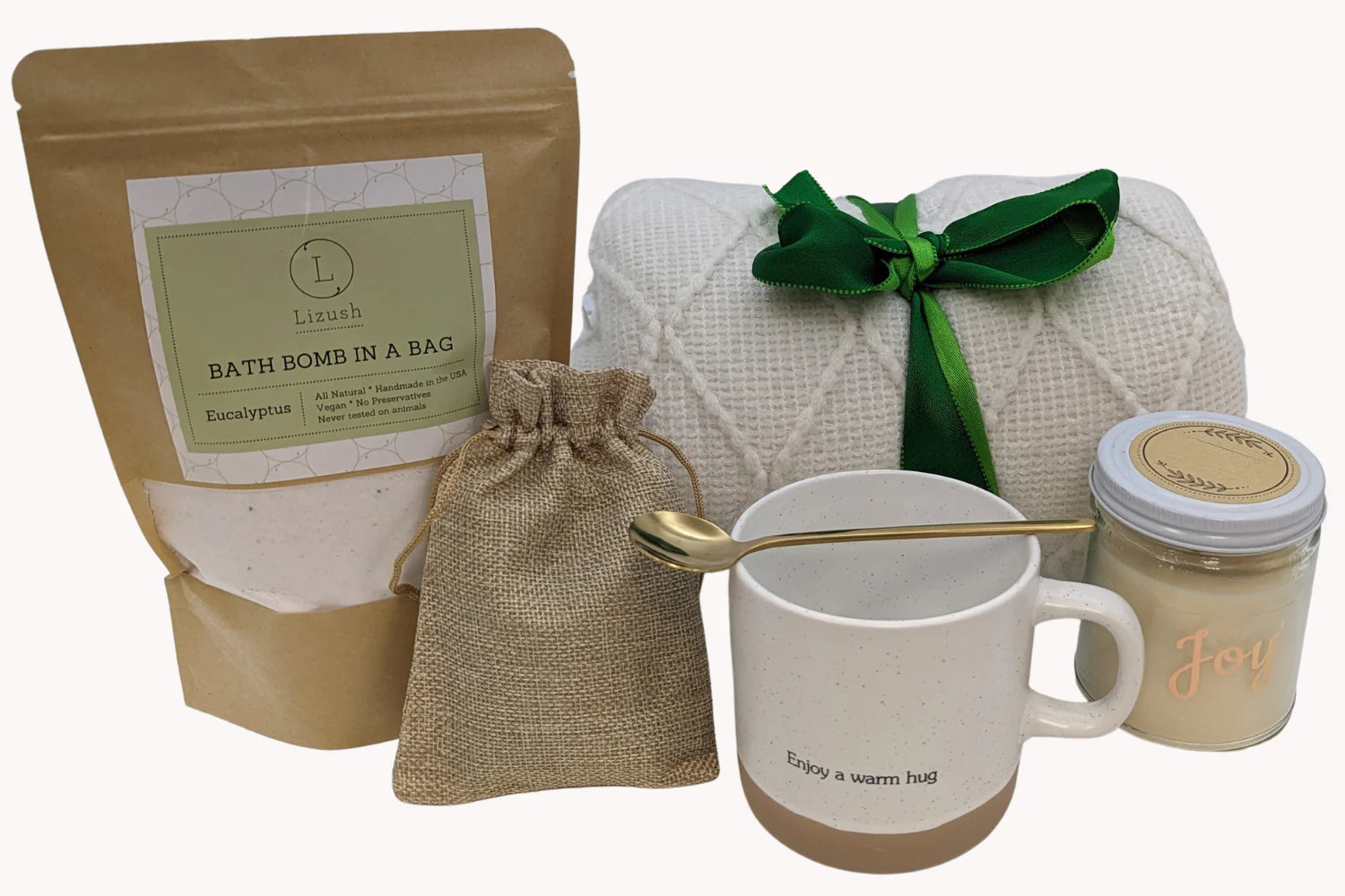 Organic Tea Candle Coffee Mug Gift Set