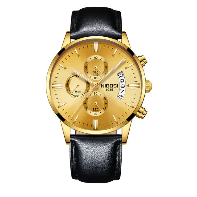 Luxurious Gold Wrist Watch