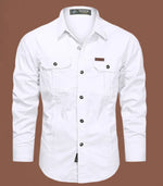 Men's Classic Cotton Long Sleeve Shirt