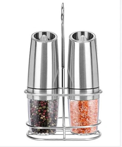 STOMART.CO.UK MLIA Set Electric Pepper Mill Kitchen Pepper Mill Free Text