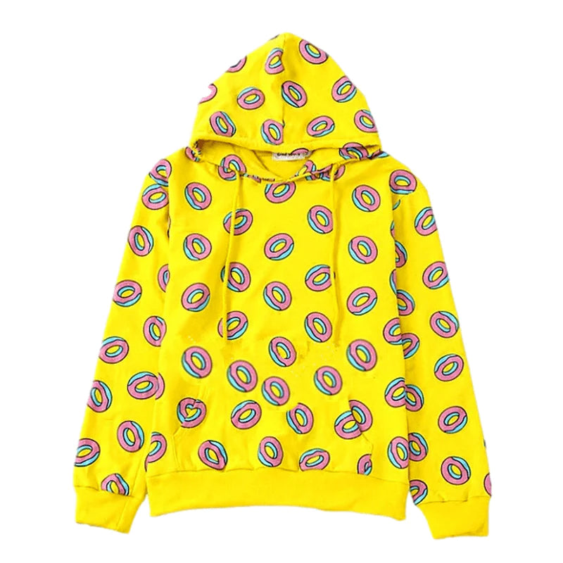 Classic Donuts Themed Hoodie